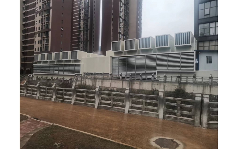 六盤水熱力公司熱泵機組降噪